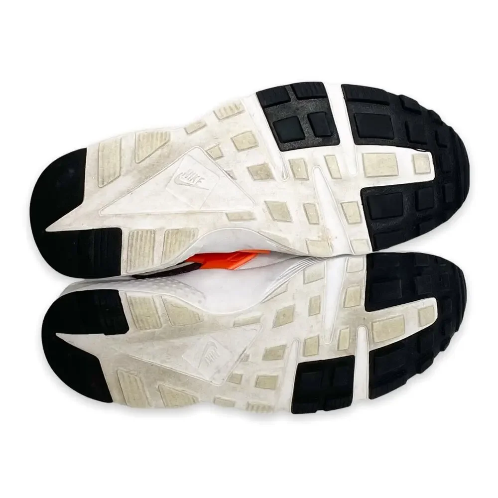 Girls' Nike Air Huarache Run Pure Platinum Lava GS Running 4.5 Youth